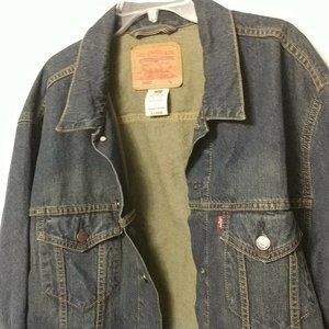 VINTAGE LEVIS TRUCKER 70507 DENIM JACKET MENS XL
